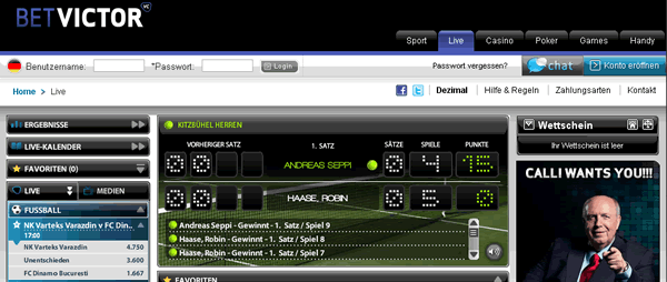 betvictor Livewetten