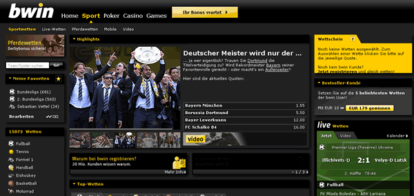 bwin Sportwetten