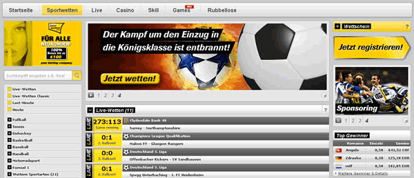 Interwetten Sportwetten