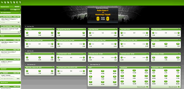 Unibet Livewetten